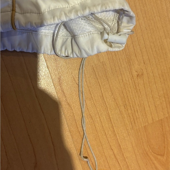 Vintage Adidas White Windbreaker with Black and Gold Accents - Picture 3 of 12